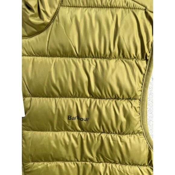 Barbour Bretby Gilet 2XL Quilted Zippered Mens Green Vest New - Picture 3 of 7